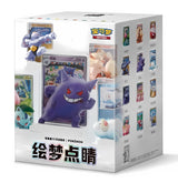 Pokémon toy figure and card set packaging with Gengar character