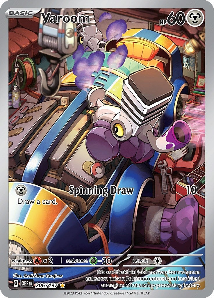 Varoom (206/197) (SV03: Obsidian Flames) (Holofoil)