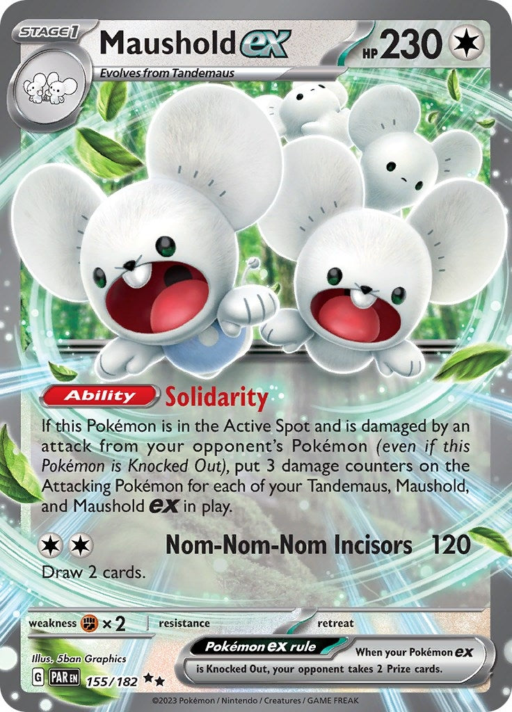 Maushold ex (155/182) (SV04: Paradox Rift) (Holofoil)