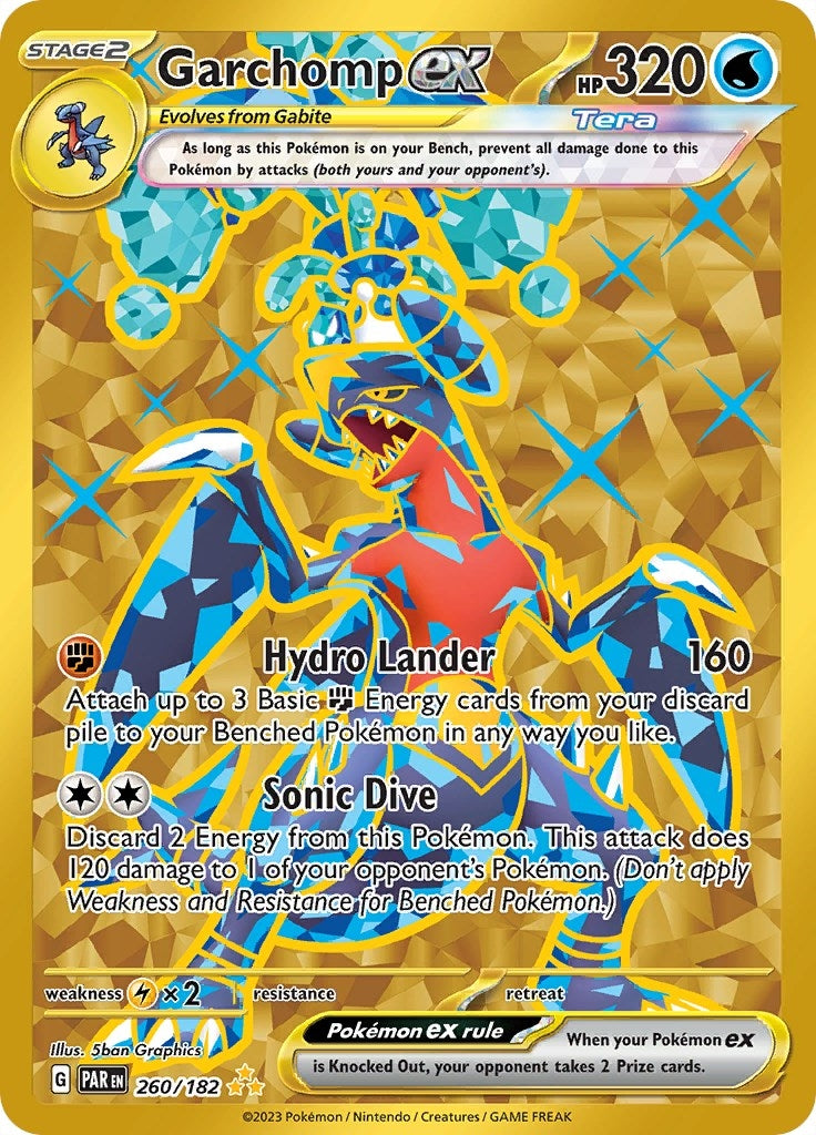 Garchomp ex (260/182) (SV04: Paradox Rift) (Holofoil)