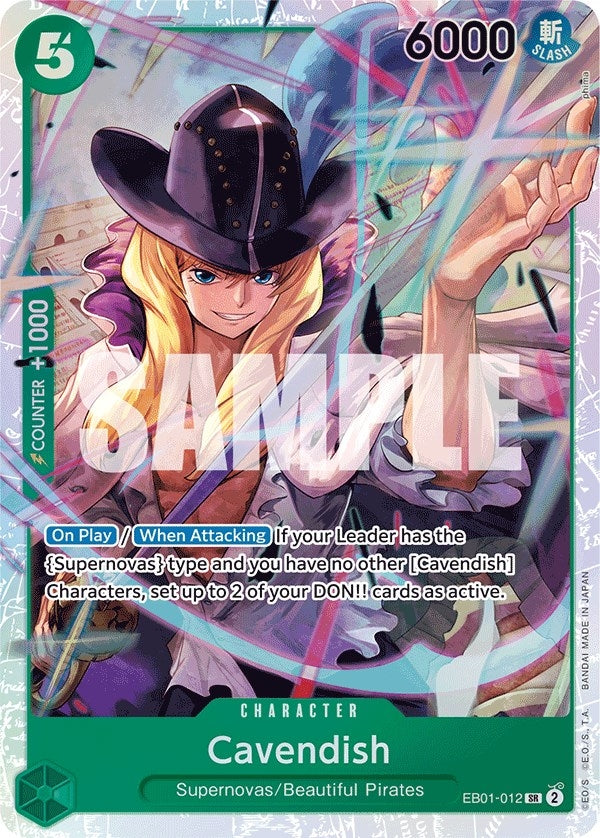 Cavendish (EB01-012) (Extra Booster: Memorial Collection) (Foil)