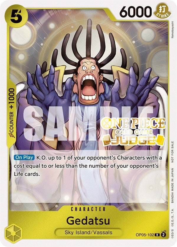 Gedatsu (Judge Pack Vol. 3) (OP05-102) (One Piece Promotion Cards) (Foil)