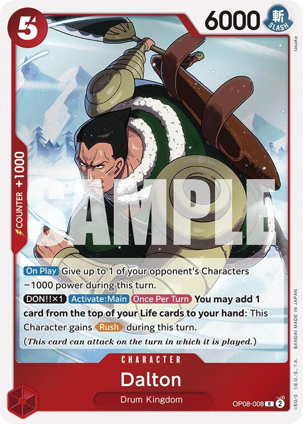 Dalton (OP08-008) (Two Legends) (Foil)