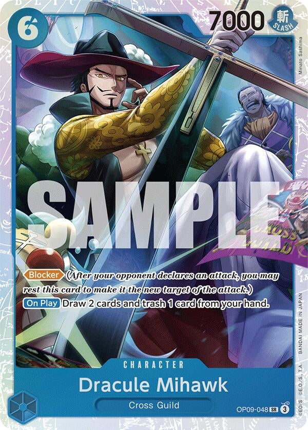 Dracule Mihawk (OP09-048) (Emperors in the New World) (Foil)