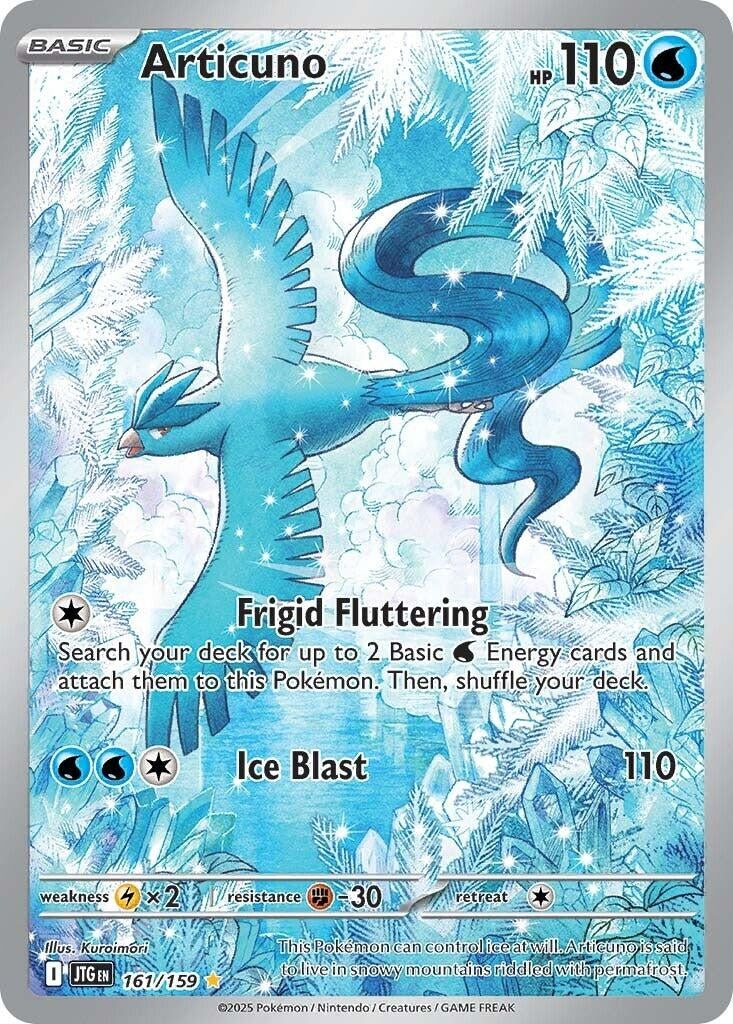 Articuno (161/159) (SV09: Journey Together) (Holofoil)