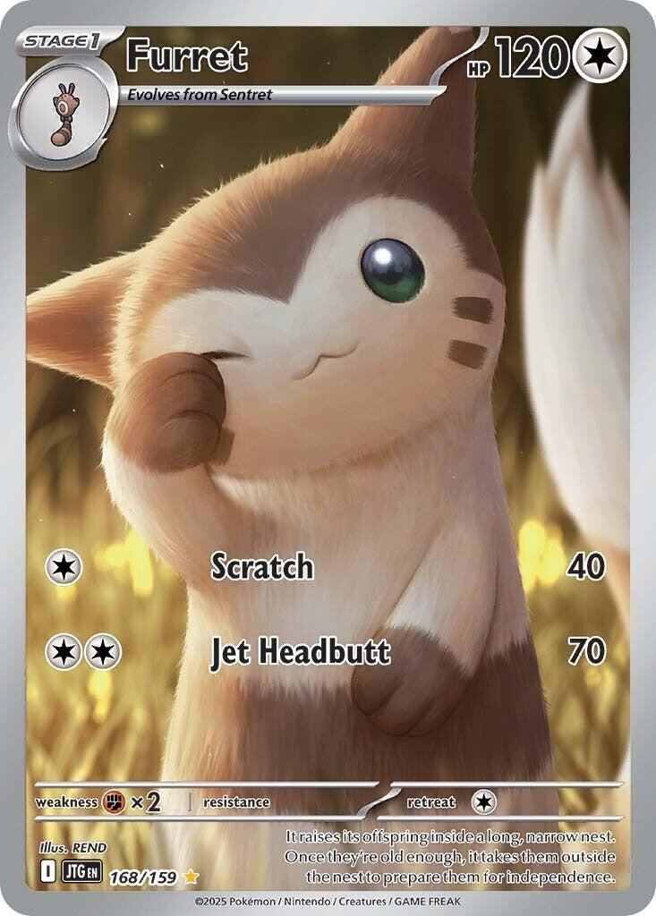 Furret (168/159) (SV09: Journey Together) (Holofoil)
