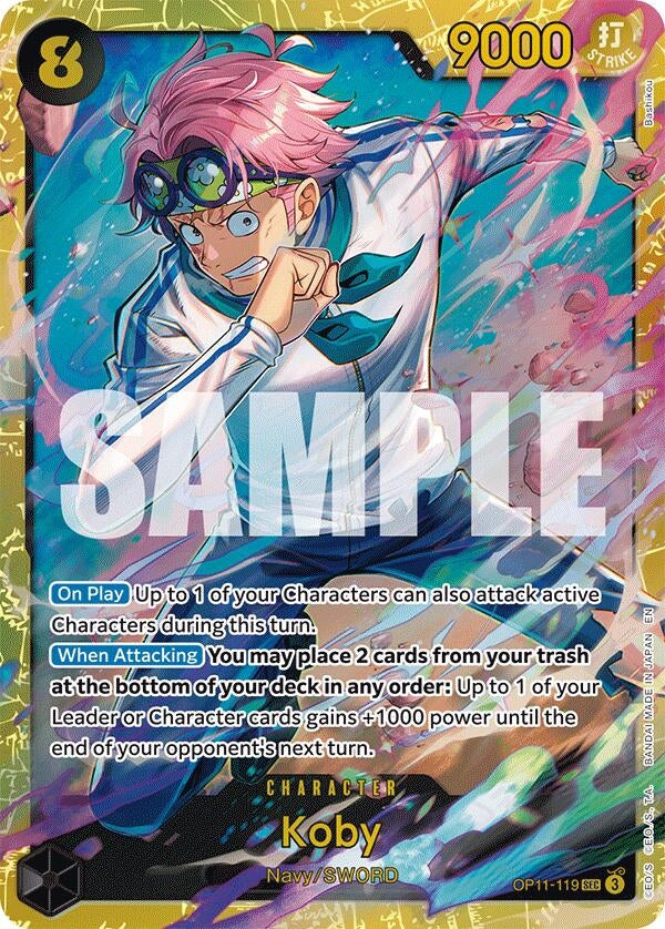 Koby (119) (OP11-119) (A Fist of Divine Speed) (Foil)