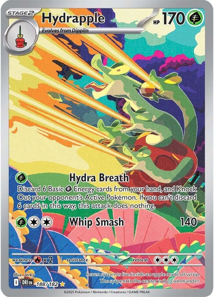 Hydrapple (188/182) (SV10: Destined Rivals) (Holofoil)