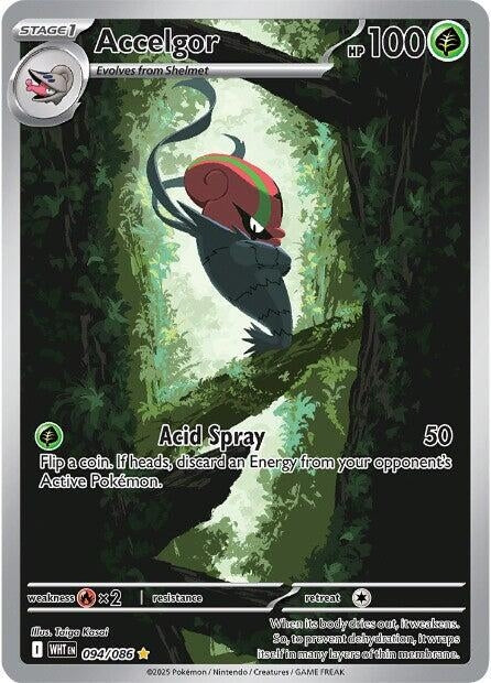 Accelgor (094/086) (SV: White Flare) (Holofoil)