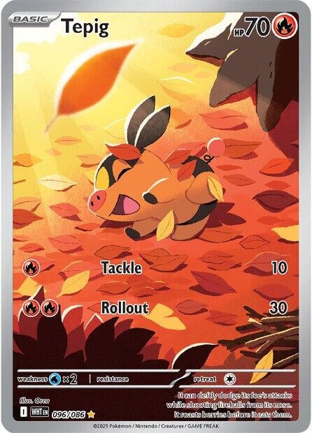 Tepig (096/086) (SV: White Flare) (Holofoil)