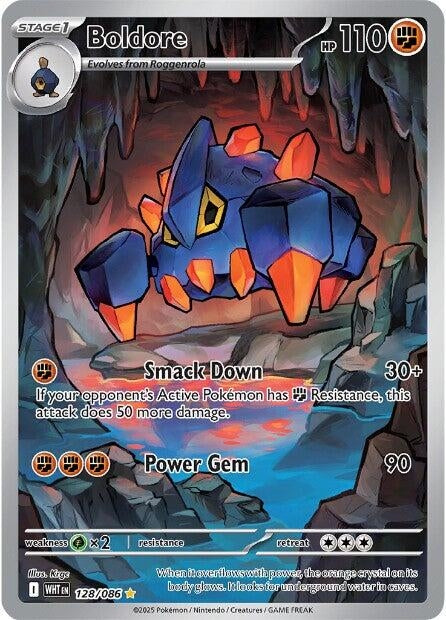 Boldore (128/086) (SV: White Flare) (Holofoil)