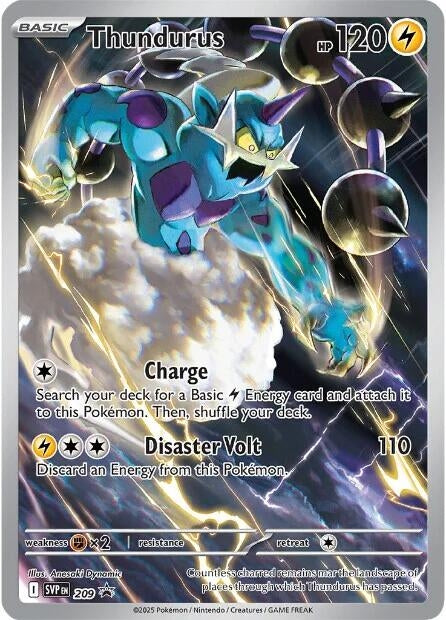 Thundurus - 209 (209) (SV: Scarlet & Violet Promo Cards) (Holofoil)