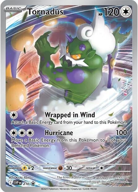 Tornadus - 210 (210) (SV: Scarlet & Violet Promo Cards) (Holofoil)