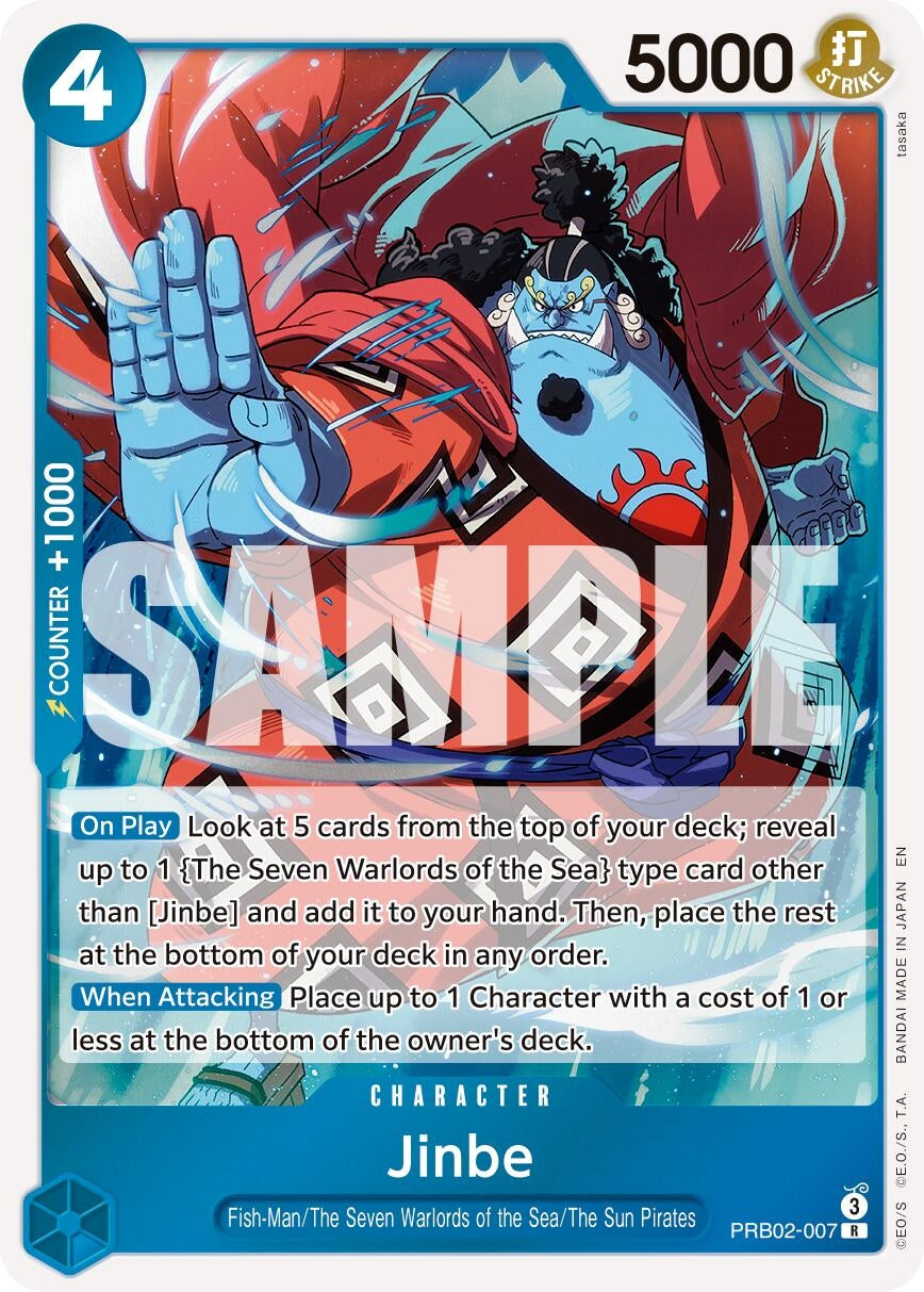 Jinbe - PRB02-007 (PRB02-007) (Premium Booster -The Best- Vol. 2) (Foil)