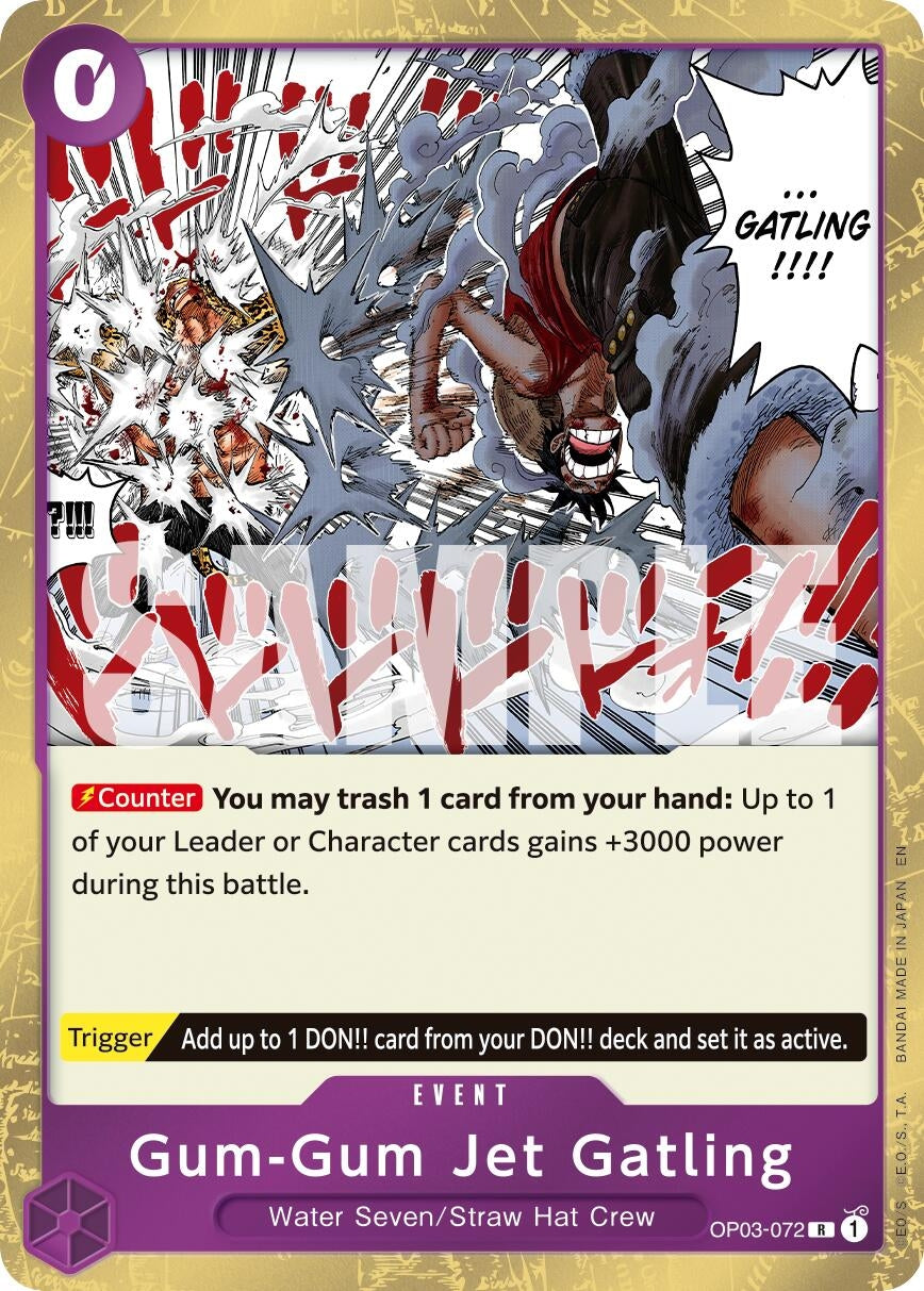 Gum-Gum Jet Gatling (Reprint) (OP03-072) (Premium Booster -The Best- Vol. 2) (Foil)
