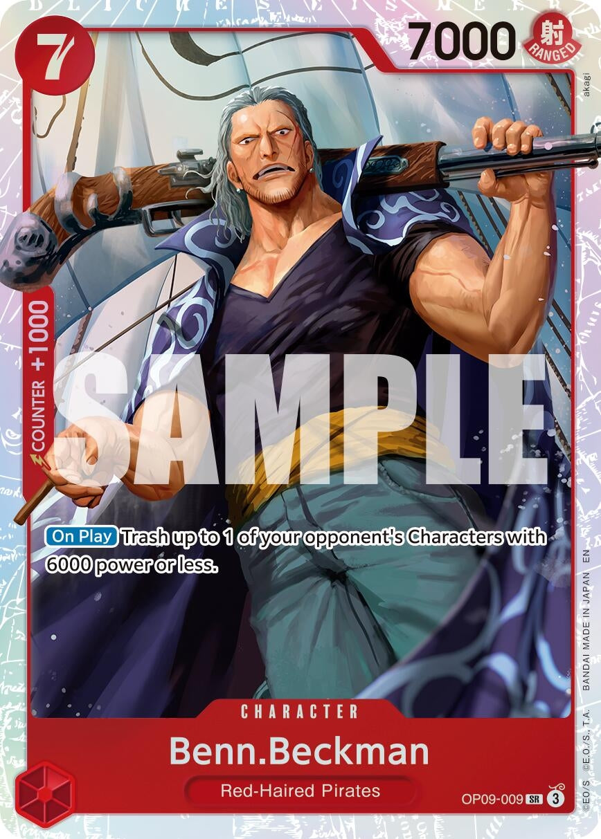 Benn.Beckman (OP09-009) (Premium Booster -The Best- Vol. 2) (Foil)