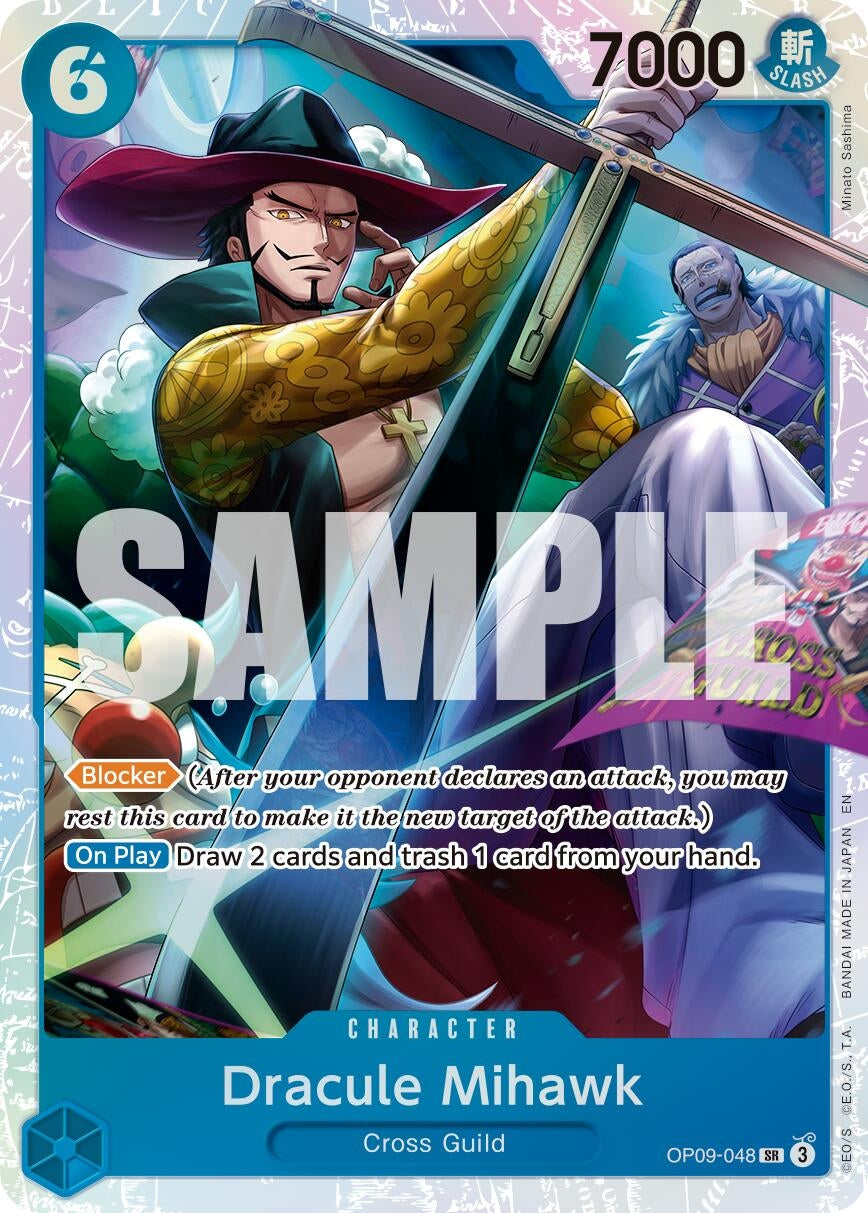 Dracule Mihawk - OP09-048 (OP09-048) (Premium Booster -The Best- Vol. 2) (Foil)
