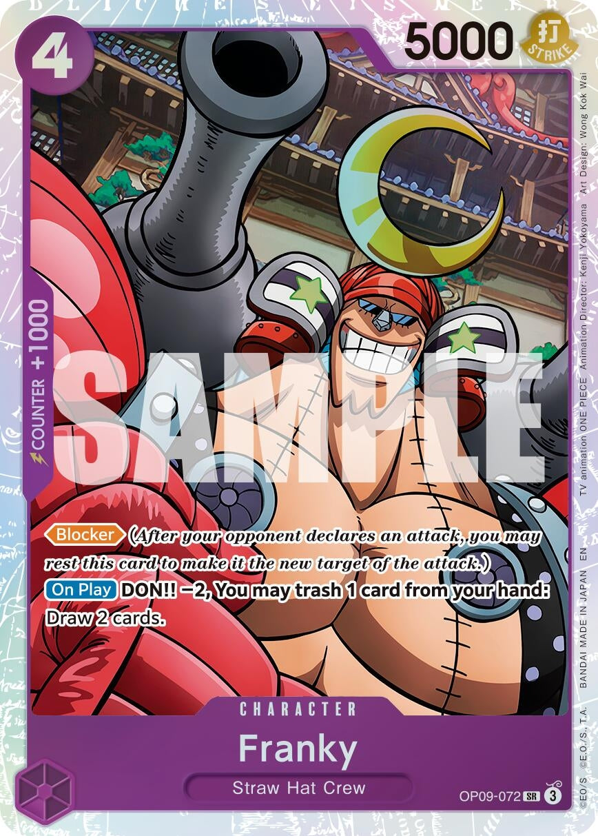 Franky - OP09-072 (Reprint) (OP09-072) (Premium Booster -The Best- Vol. 2) (Foil)