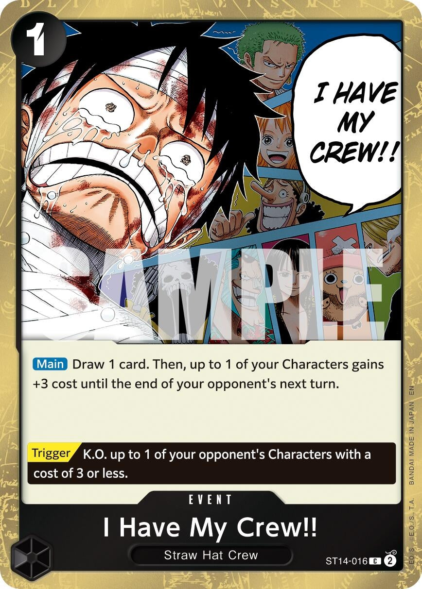 I Have My Crew!! (Pirate Foil) (ST14-016) (Premium Booster -The Best- Vol. 2) (Foil)