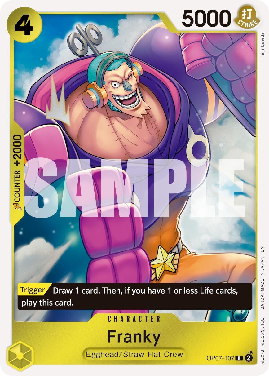 Franky - OP07-107 (OP07-107) (Premium Booster -The Best- Vol. 2) (Foil)