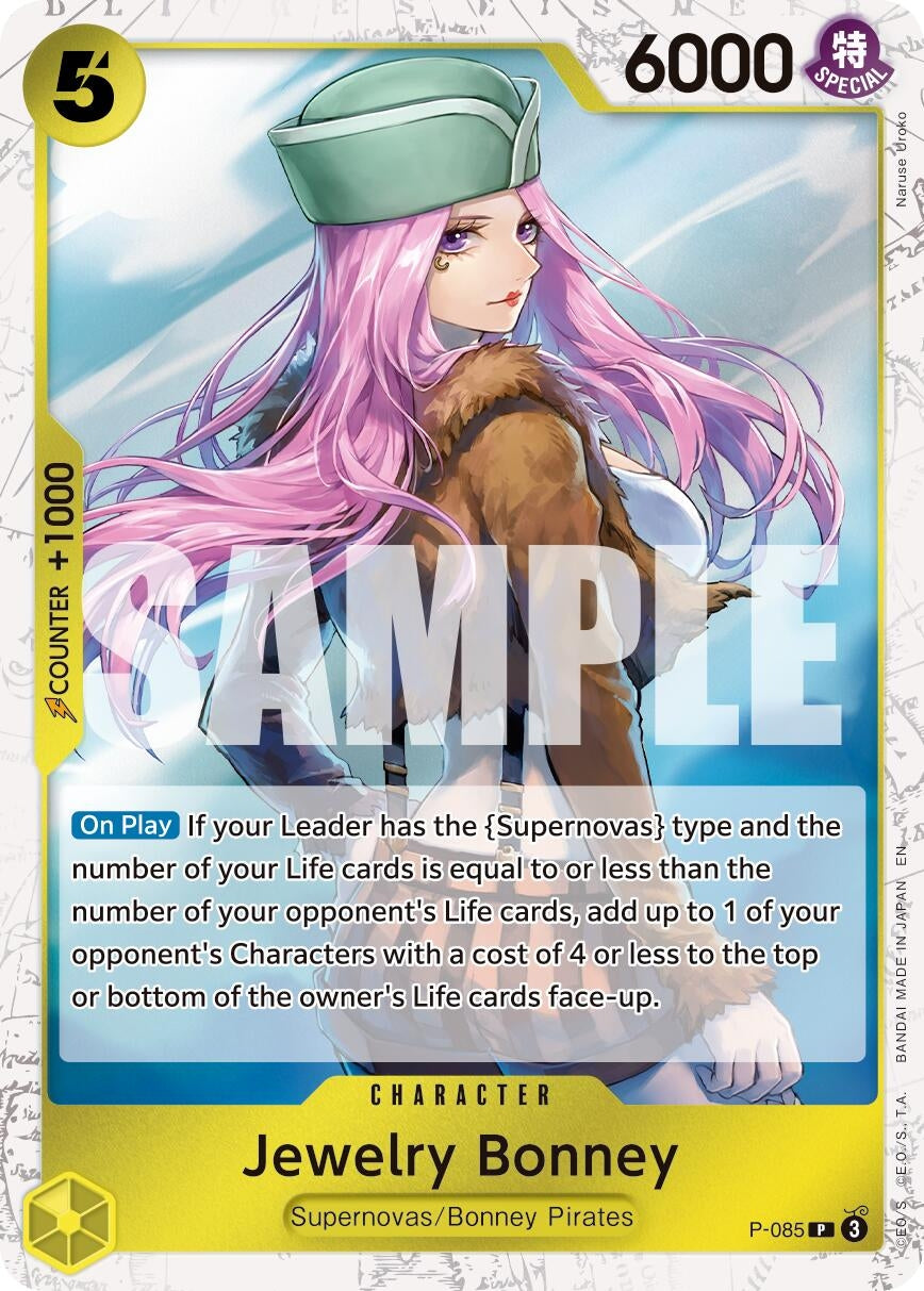 Jewelry Bonney - P-085 (Pirate Foil) (P-085) (Premium Booster -The Best- Vol. 2) (Foil)