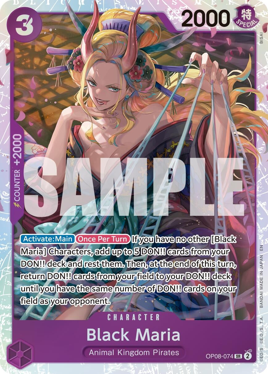Black Maria (Reprint) (OP08-074) (Premium Booster -The Best- Vol. 2) (Foil)