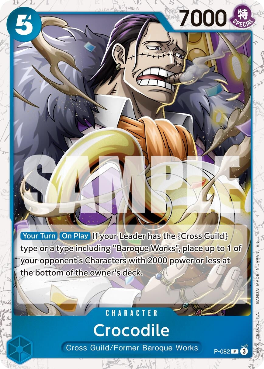 Crocodile - P-082 (Pirate Foil) (P-082) (Premium Booster -The Best- Vol. 2) (Foil)