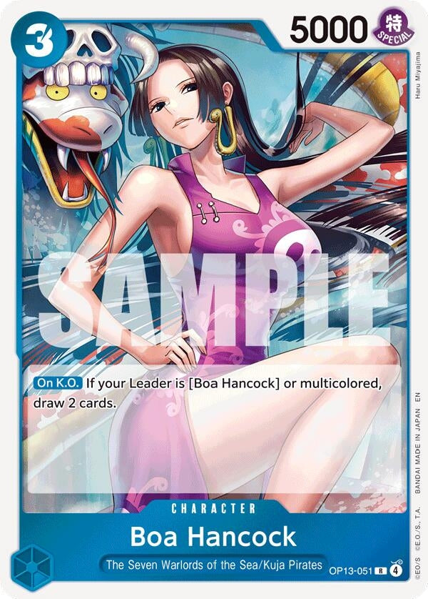 Boa Hancock (OP13-051) (Carrying On His Will) (Foil)