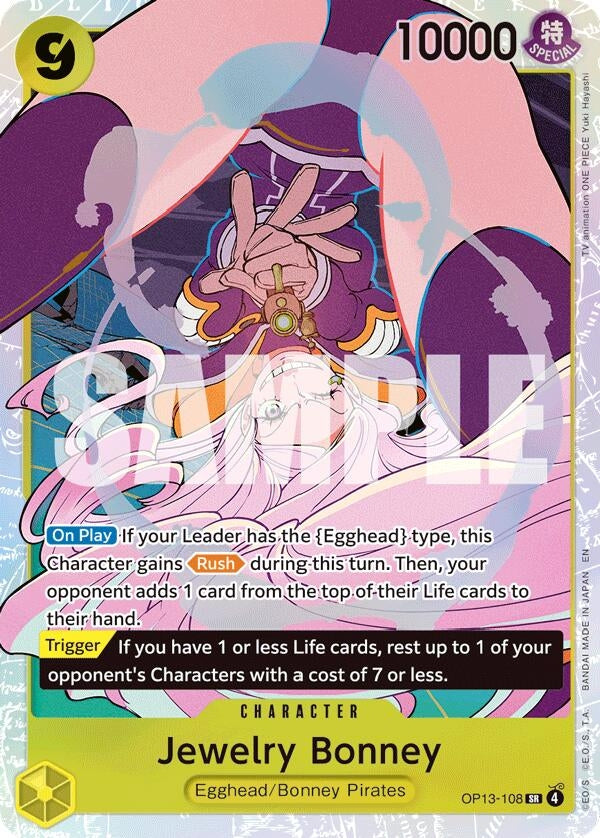 Jewelry Bonney (108) (OP13-108) (Carrying On His Will) (Foil)