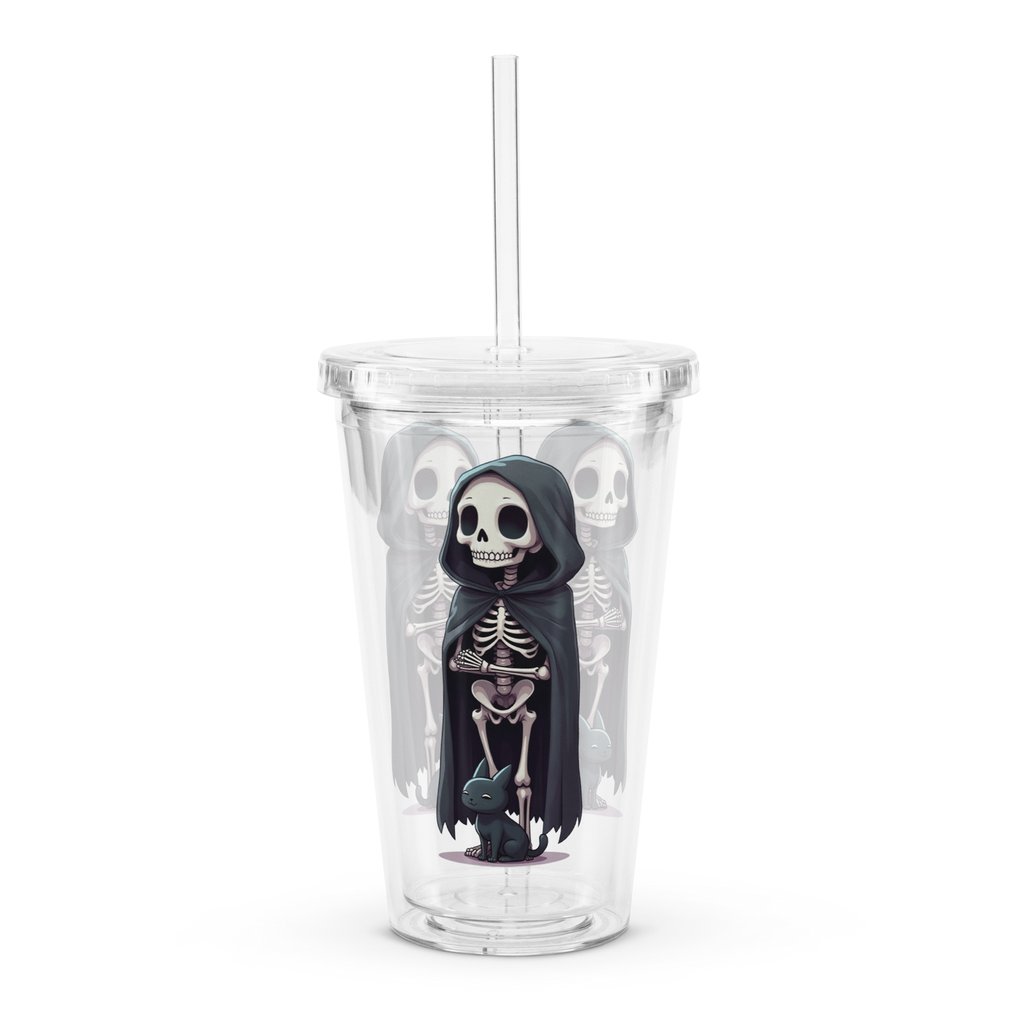 Double Wall Clear Plastic Tumbler