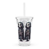 Double Wall Clear Plastic Tumbler