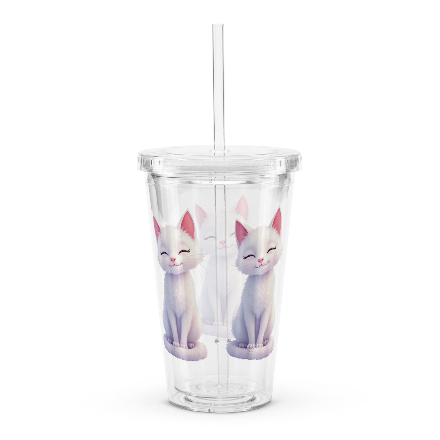 Double Wall Clear Plastic Tumbler