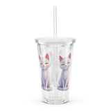 Double Wall Clear Plastic Tumbler