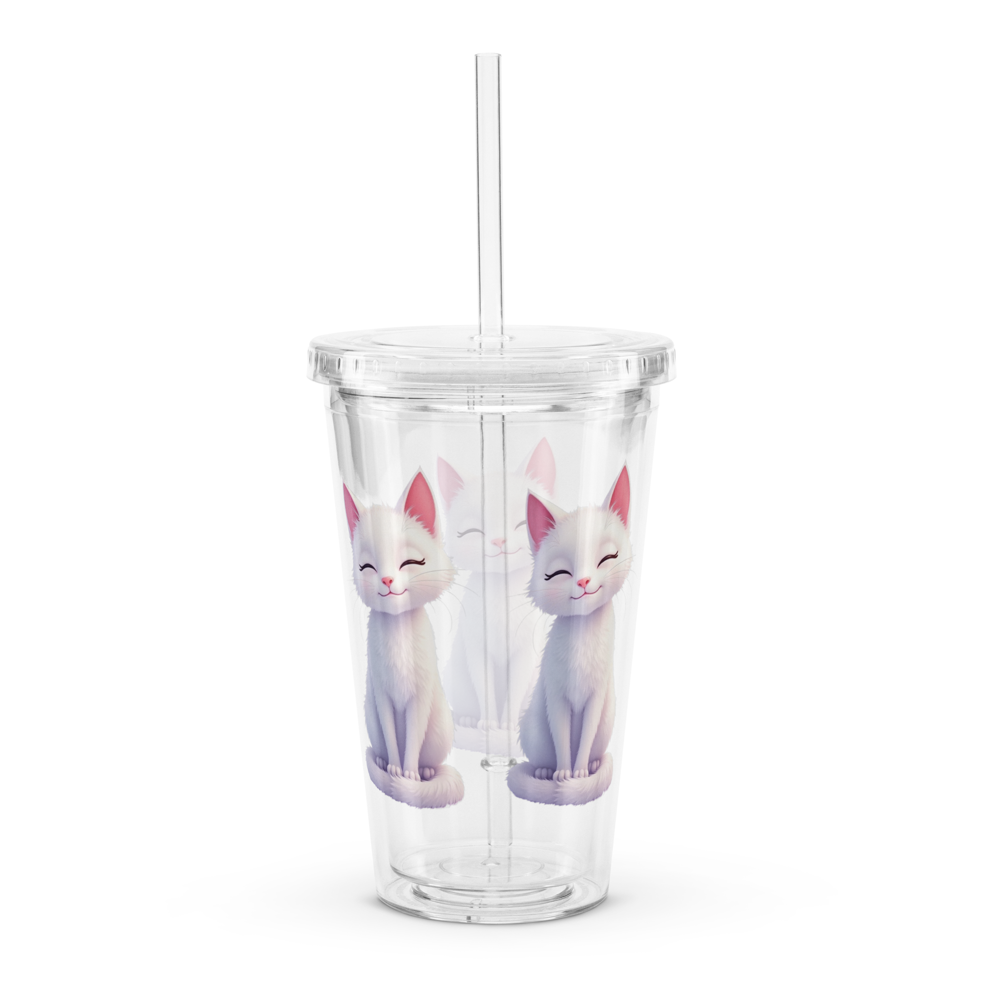 Double Wall Clear Plastic Tumbler
