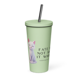 Insulated Tumbler with Straw