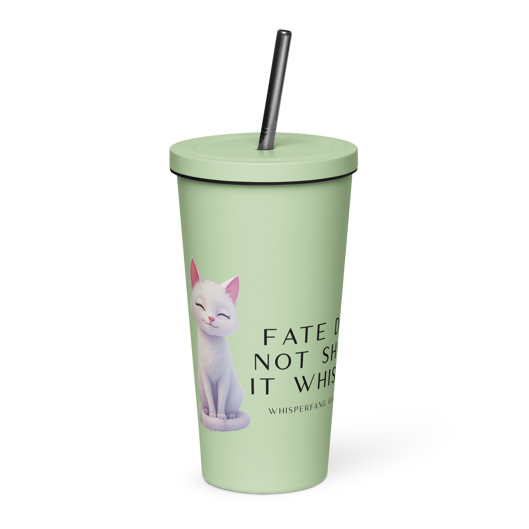 Insulated Tumbler with Straw