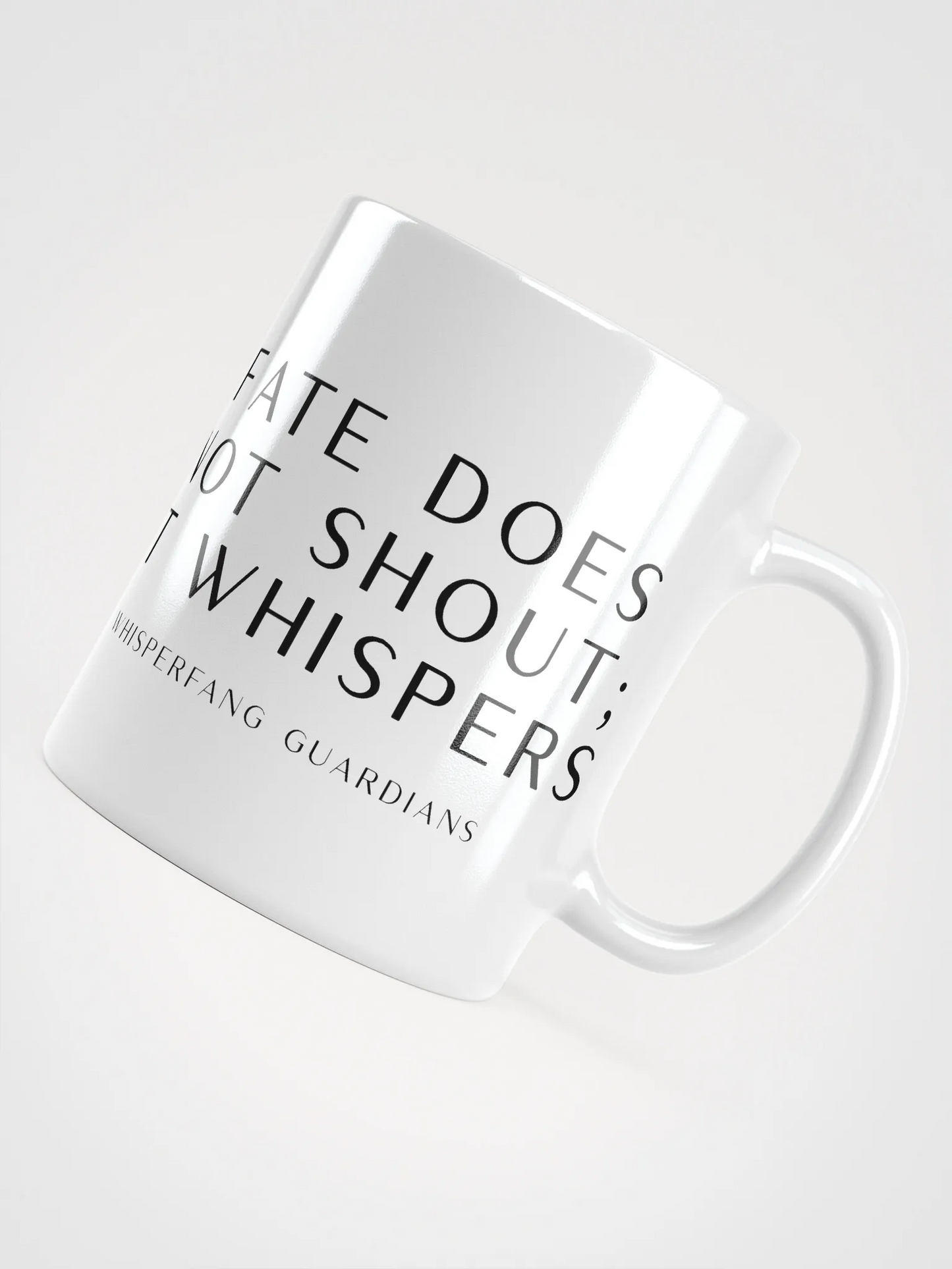 Mug with a cute cat illustration on a white background