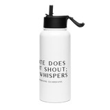 Claudia Stainless Steel Water Bottle with a Straw Lid