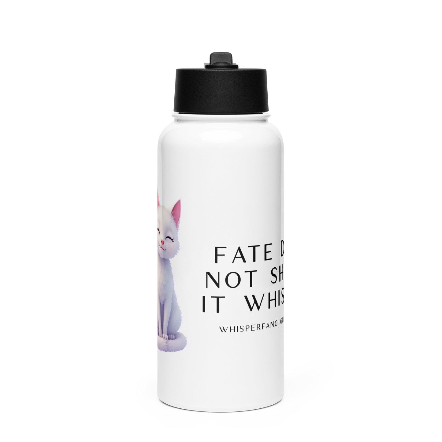 Claudia Stainless Steel Water Bottle with a Straw Lid
