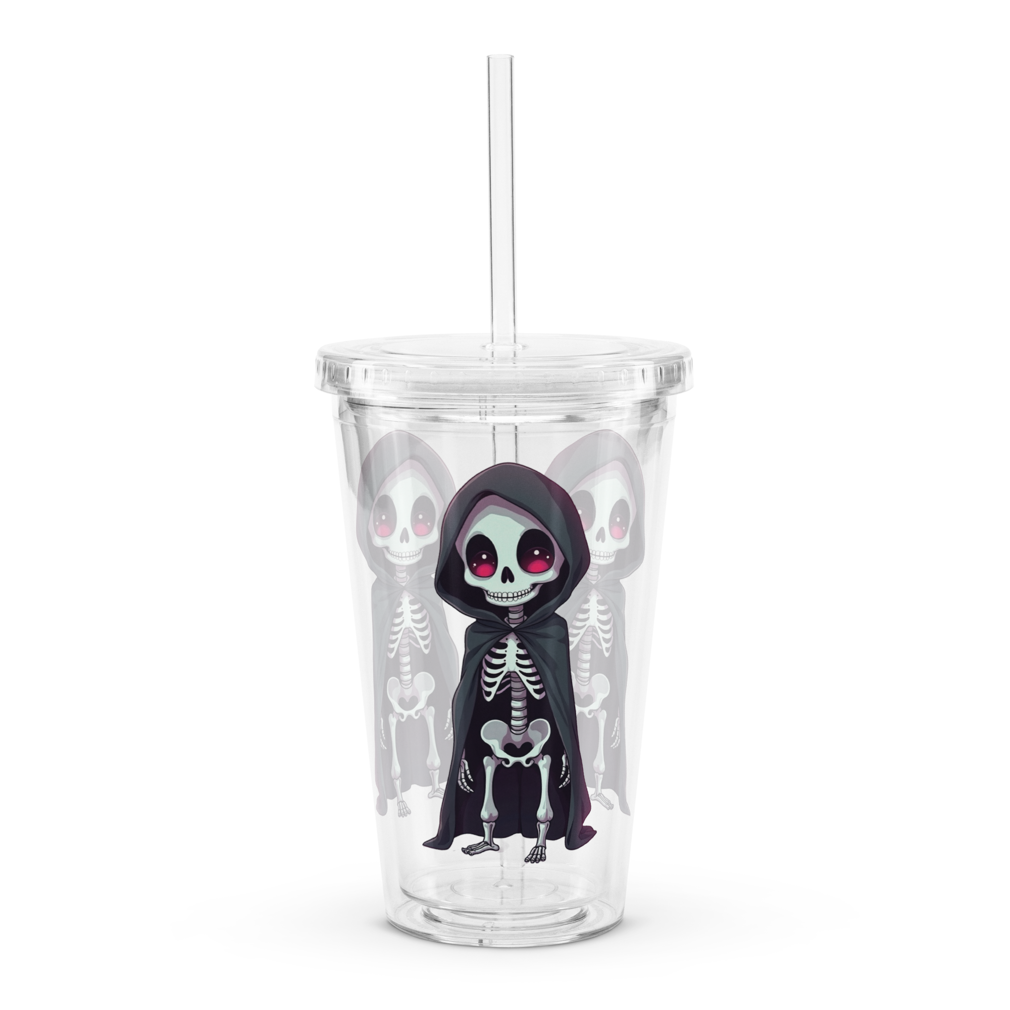 Double Wall Clear Plastic Tumbler