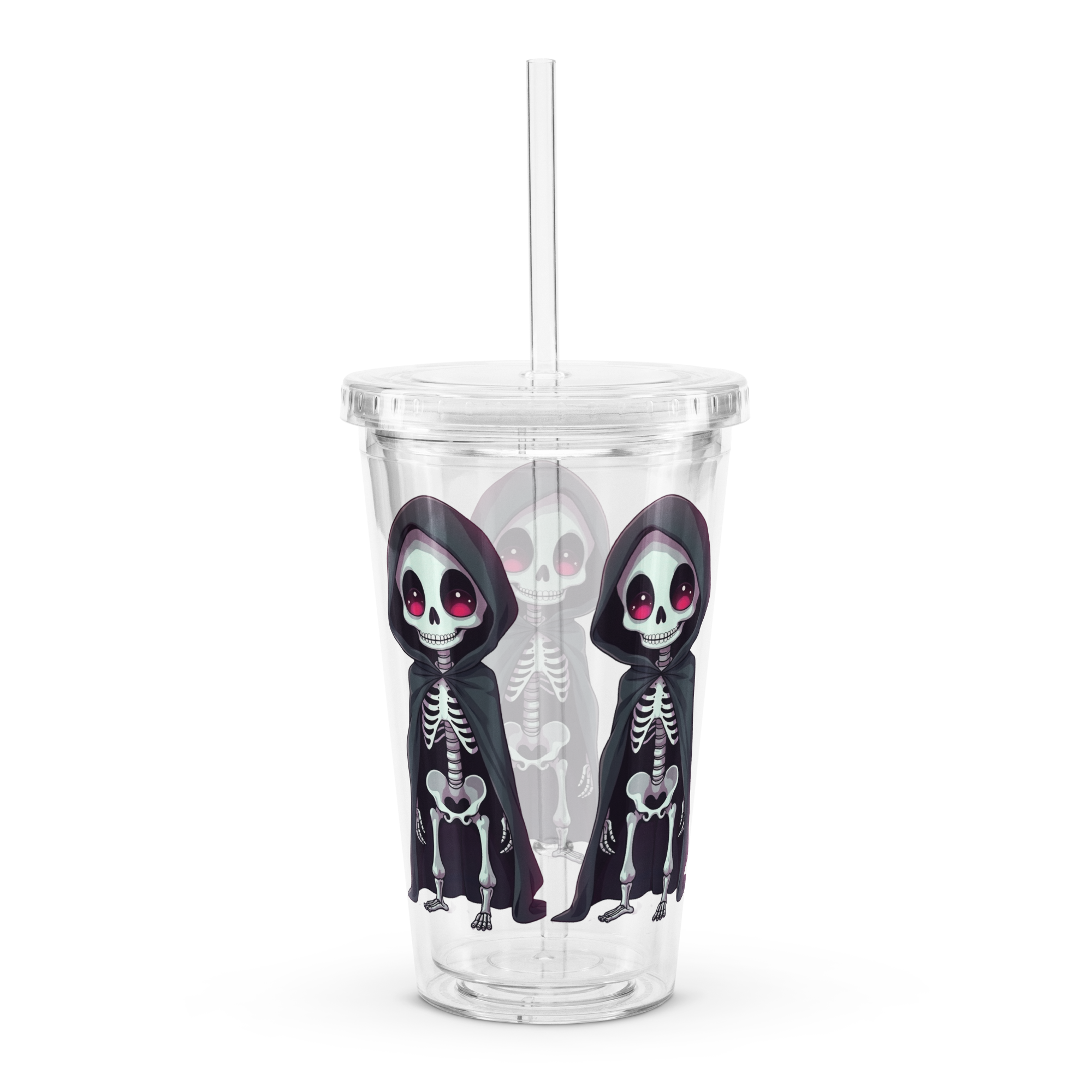 Double Wall Clear Plastic Tumbler