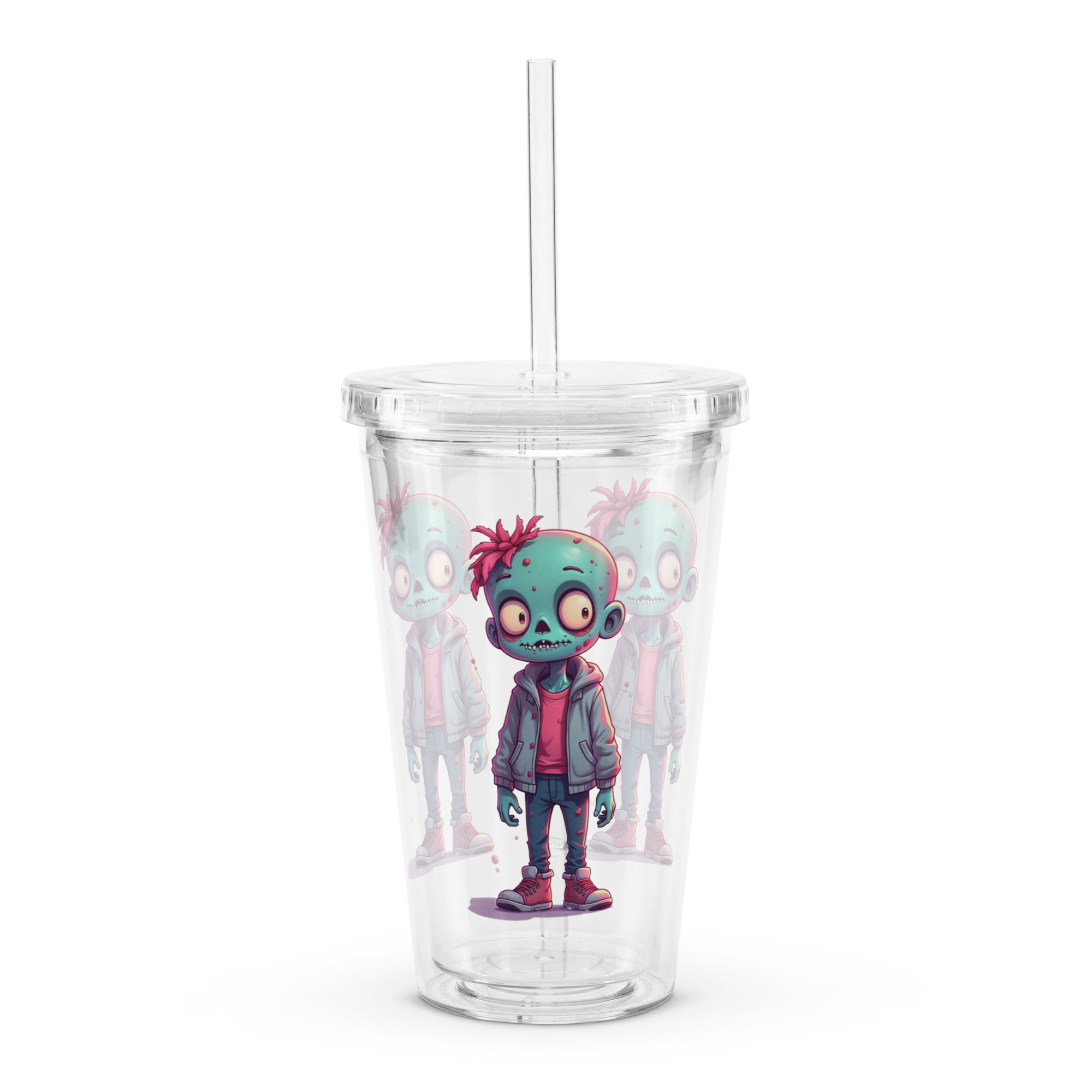 Double Wall Clear Plastic Tumbler