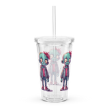 Double Wall Clear Plastic Tumbler