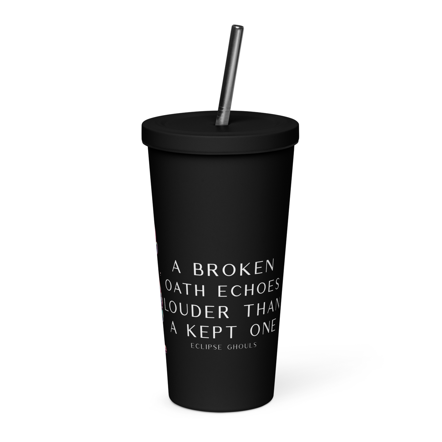 Insulated Tumbler with Straw