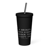 Insulated Tumbler with Straw