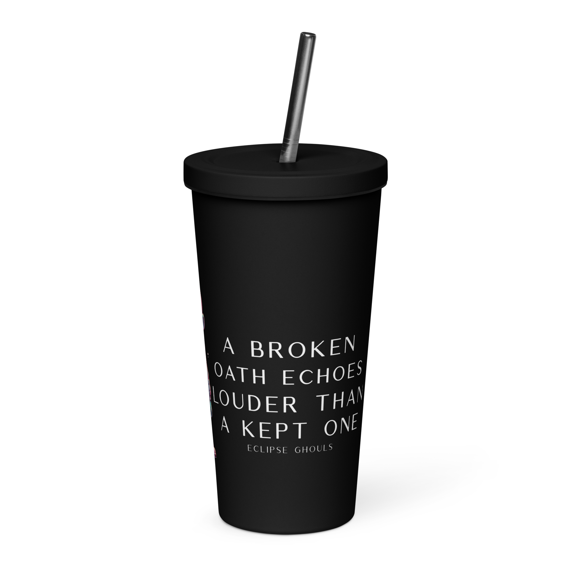 Insulated Tumbler with Straw