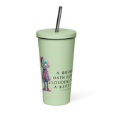 Insulated Tumbler with Straw