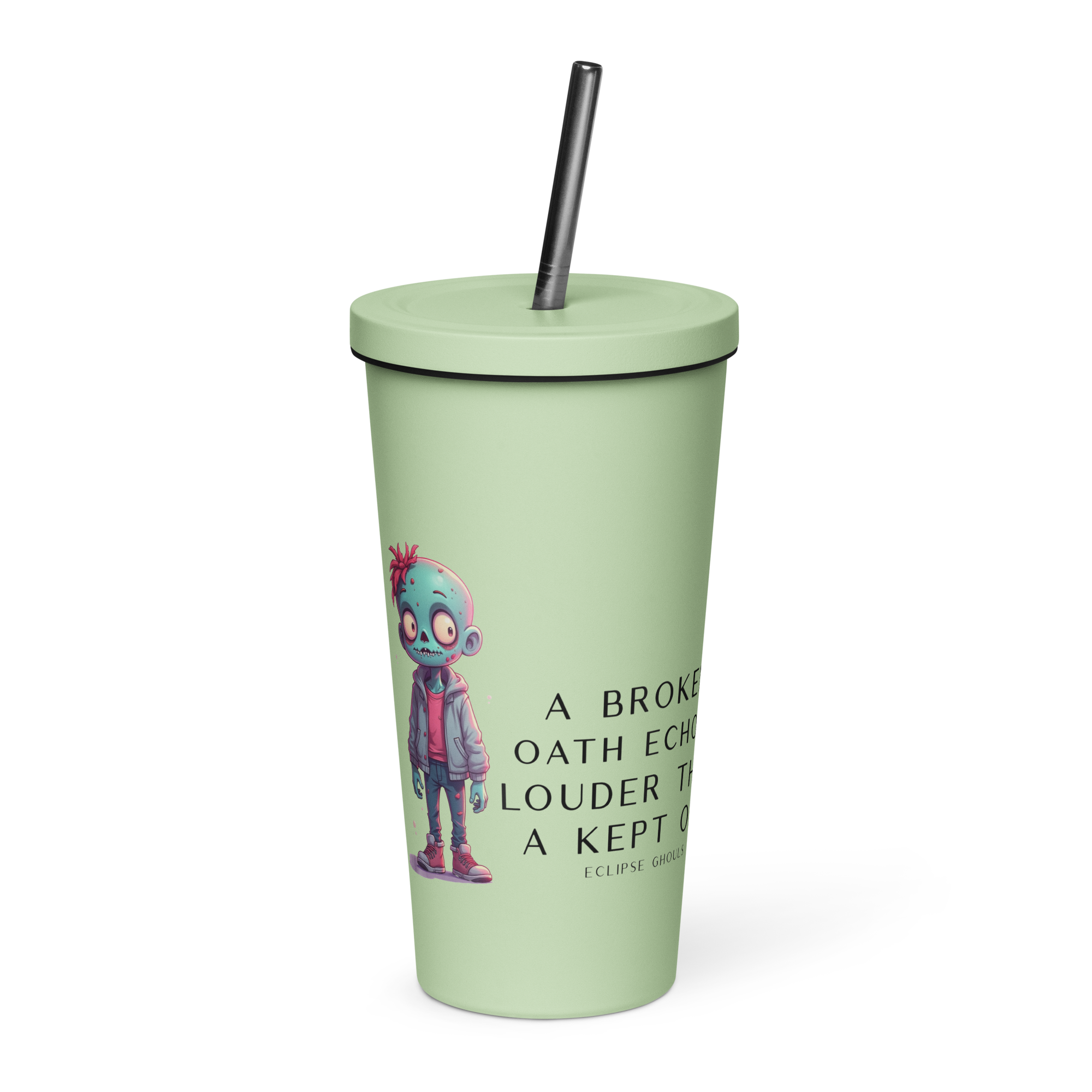 Insulated Tumbler with Straw
