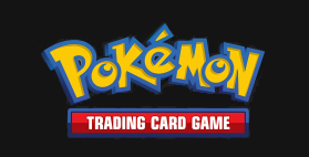 Pokémon Trading Card Game logo on a black background


