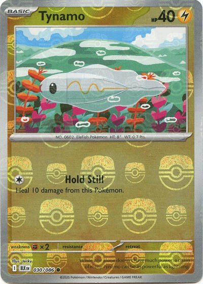 Tynamo (Poke Ball Pattern) (030/086) (SV: Black Bolt) (Holofoil)
